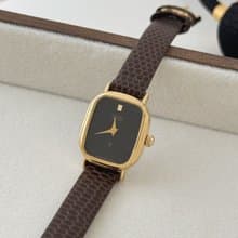 Vintage Citizen Gold Plated Watch With Leather Strap