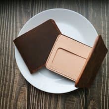 藝創小間 | 瘋馬真皮簡約皮夾短夾 情人節 禮物