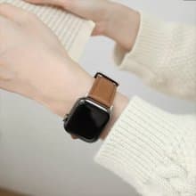 Apple watch錶帶/義大利植鞣革真皮錶帶【可定製化】柔韌舒適羊皮