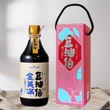 【豆油伯】無添加糖金美滿醬油500ml (禮盒) /送禮 自用皆宜