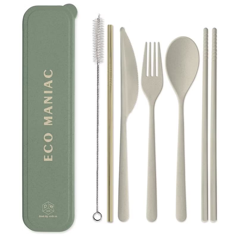 【Gentlemen's Hardware】Eco Maniac餐具組 森林綠