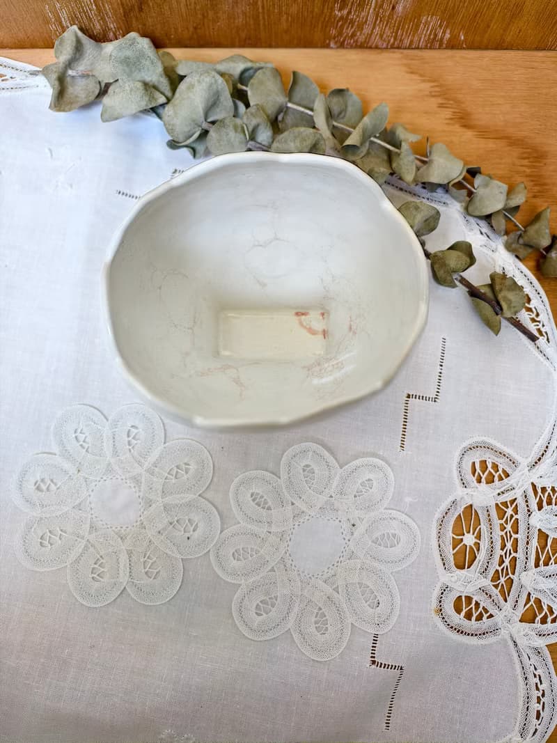 粉色大理石紋花瓣型花器