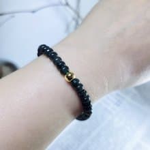 【親翠】天然翡翠 危地馬拉深綠深牛仔藍算盤珠手串 畢業禮物