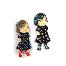 Little Girl, Mother-of-pearl Brooch