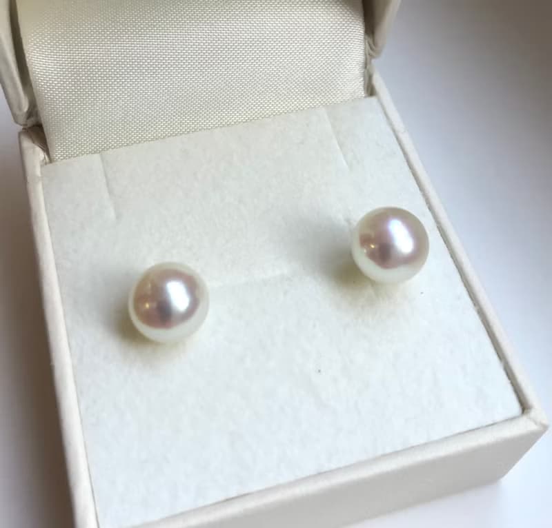 High quality Akoya pearl earring np sea pearl