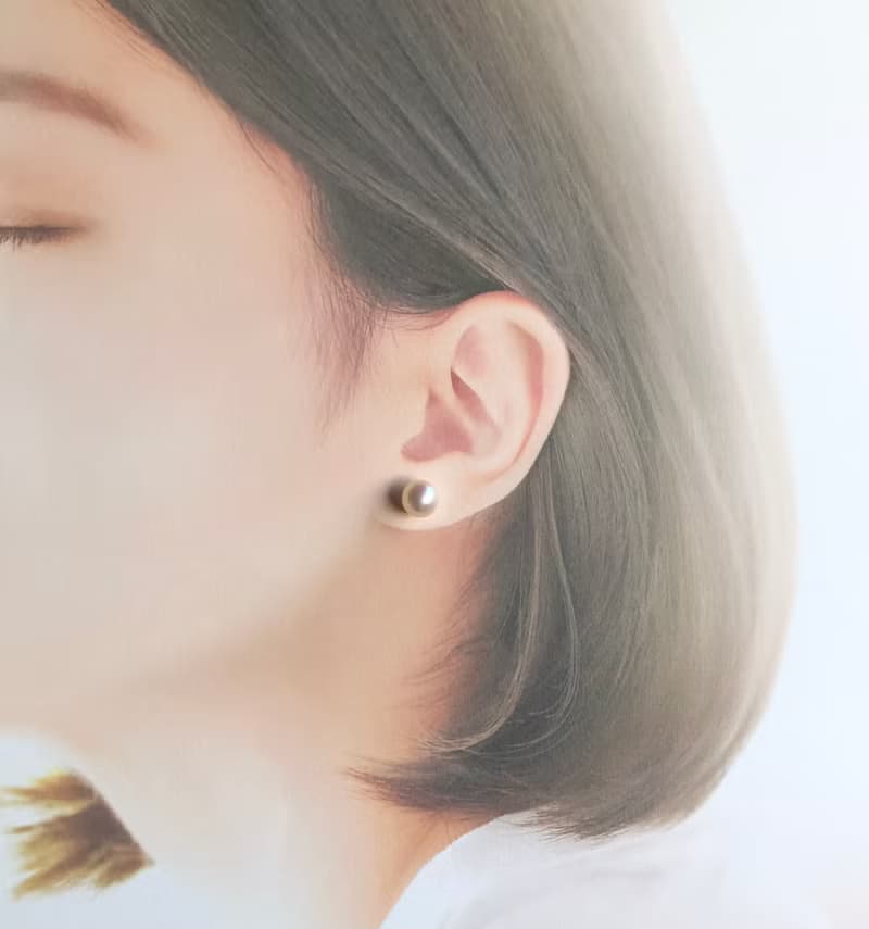 High quality Akoya pearl earring np sea pearl