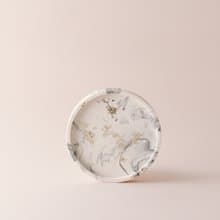 Jesmonite英國礦石樹脂/杯墊- 水墨藝術大理石紋