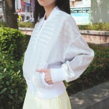 UUIN  _ 灰條紋小外套