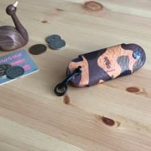 日本製【Takumicsタクミクス】鑰匙包 附零錢袋 鑰匙圈 植鞣革