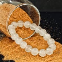 白幽靈 11.5mm 水晶手鍊 ( HKA9210 )