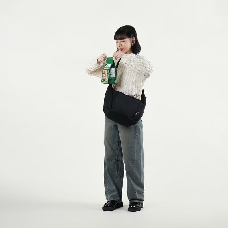 【FW25全新Wander系列】MILES 日常斜背包 中號 (翠黑色)