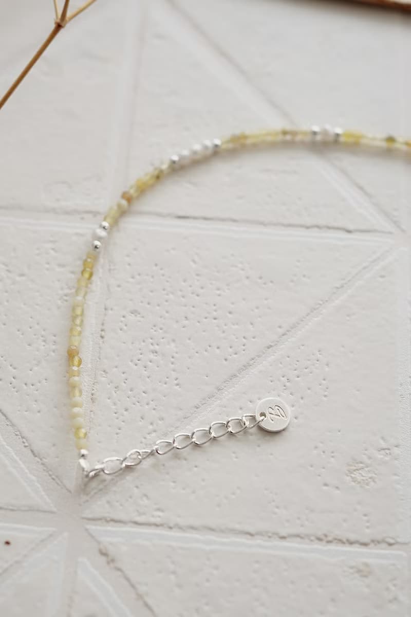 蛋白石圓舞曲純銀手鍊 | 水晶淡水珍珠 女生手鏈 飾品禮盒 情人節