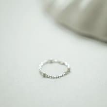 SATELLITE 無感小細珠鍊戒 SV925/金/玫瑰金