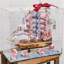 有錢花帆船/一帆風順有錢花/鈔票錢花/鈔票船/有錢花禮/開店送禮