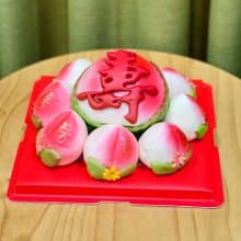 祝壽 壽桃禮盒組
