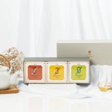 山茶花禮盒・台灣高山茶葉禮盒・伴手禮 (茶罐3入)