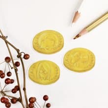 【 小時甜食 】系列 - 金幣巧克力 / 貼紙組