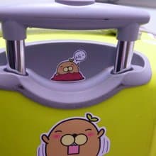 Bucute/行李箱防水PVC貼紙/1組3張(小)/出國旅行