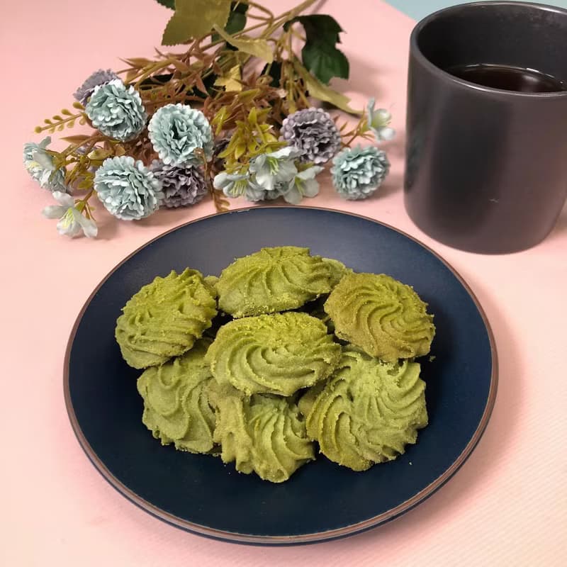 抹茶曲奇餅乾-手工餅乾/交換禮物/送禮