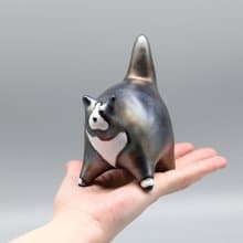 Handmade Ceramic Cat Figurine