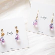 Swarovskiドロップショート　SDS-12　ピアス/イヤリング