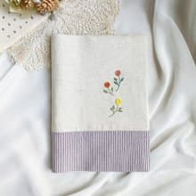 【芳小姐手作】手工刺繡 書衣/書套/手帳 聖經超大版