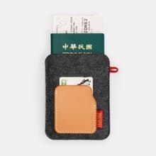 GOURTURE - 出國走走護照夾 / 護照套 雙層款【自然色】