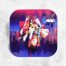 NOELC NFT同款-心之管弦 Heart of Life鶯歌陶瓷杯墊