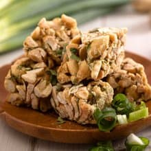 【布田食品】三星蔥花生糖袋裝280g