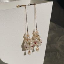 The Ornament 雙彩寶珠耳飾