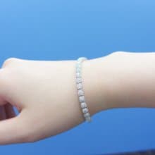 50000美金效果(Kickstarter充頭貨)培植鑽石手鍊Type04(最幼)17cm