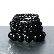 【正佳珠寶】單眼黑曜石手珠 6mm 8mm 10mm 12mm 14mm 16mm 18mm