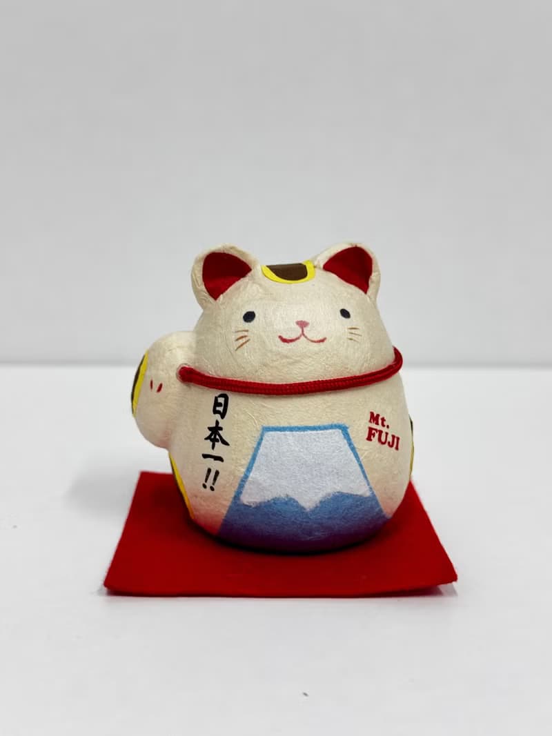 龍虎作 | 和紙富士山日本一招財貓