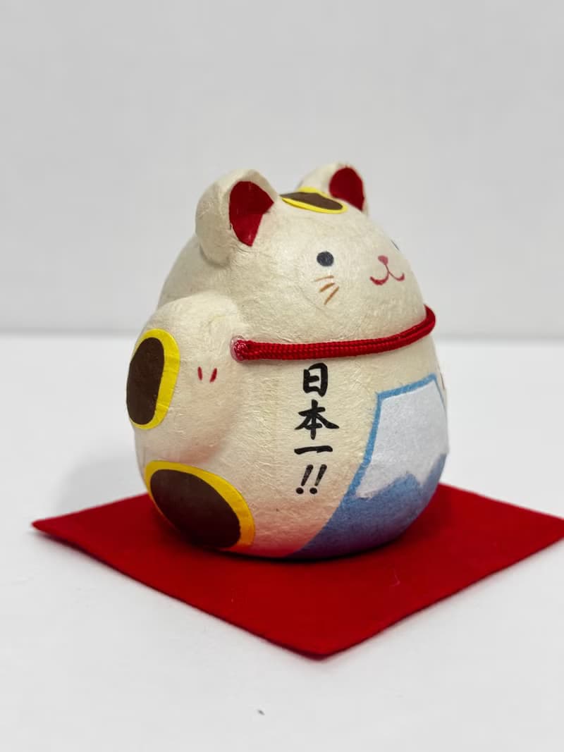 龍虎作 | 和紙富士山日本一招財貓