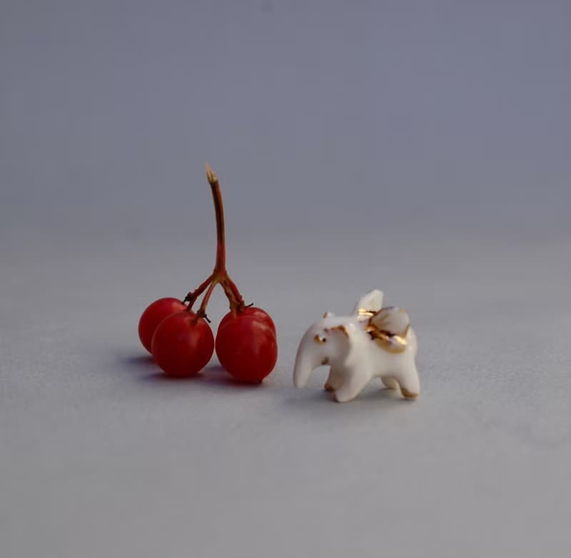微象 微型瓷俑 飛象 迷你仙女