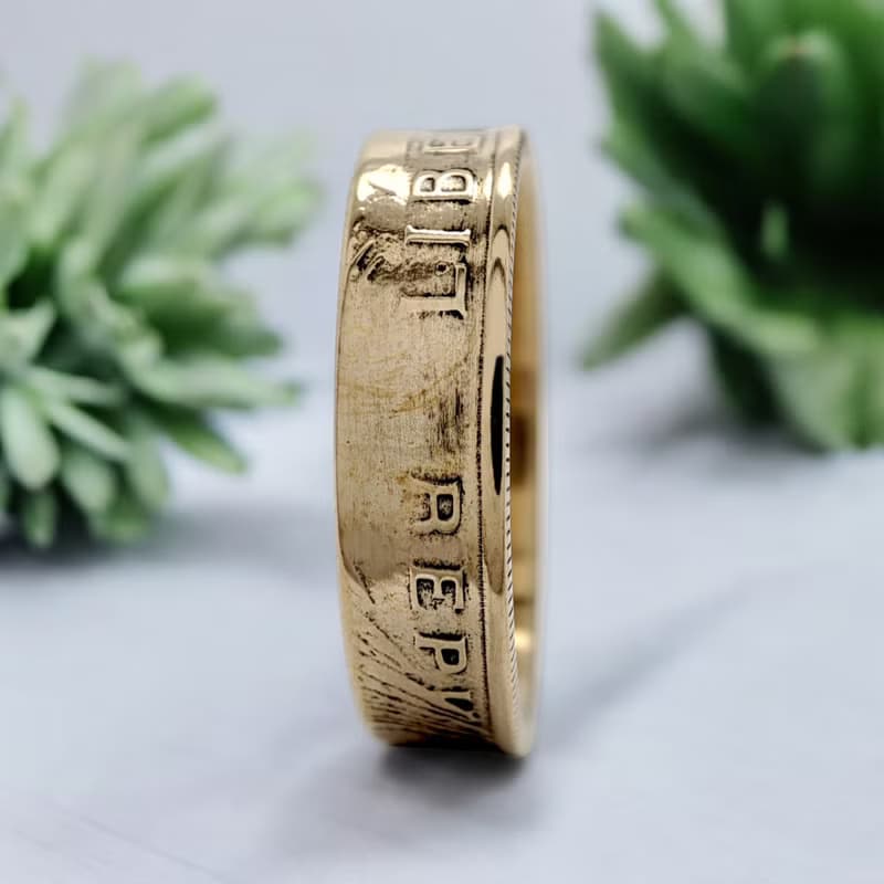 Ring Coin Chile, Chile Coin Ring, Ring From Chile, Male Ring Chile, Chile Ring