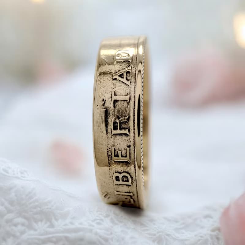 Ring Coin Chile, Chile Coin Ring, Ring From Chile, Male Ring Chile, Chile Ring