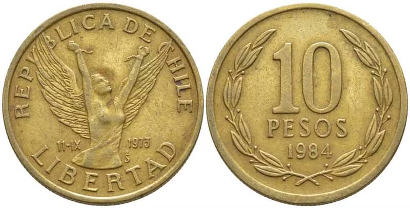 Ring Coin Chile, Chile Coin Ring, Ring From Chile, Male Ring Chile, Chile Ring