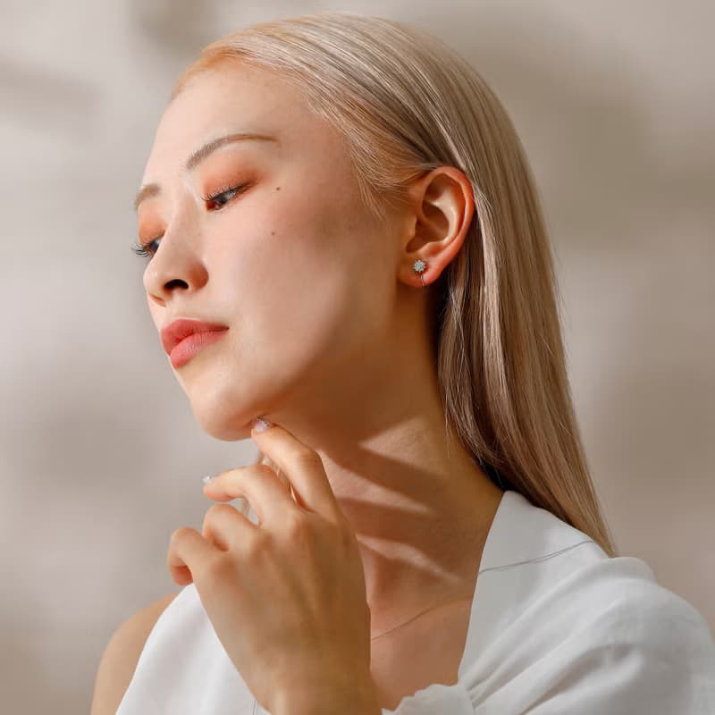 polaris loop-fit earring SV　ループフィットイヤリング　星　スター　シルバー