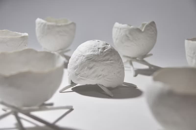 陶瓷手作茶杯與杯托(一組) 臺東工藝設計競賽得獎作品-破繭而出