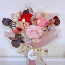 【母親節、情人節花束/接單訂製】漸層永生玫瑰花束