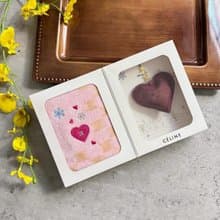 中古正品Celine 凱旋門 手袋掛飾 方巾 禮盒