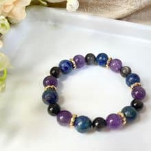 青金石/銀曜石/紫水晶 水晶手鍊