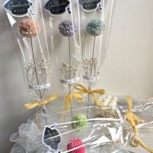 單支乒乓畢業乾燥花/單枝花束/索拉花花束/畢業花束