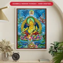 精工製作的贊巴拉唐卡 - 物質與精神財富的神聖象徵