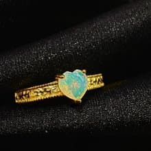 致愛。愛心 歐泊 戒指 925銀 opal s925 silver 925銀 純銀 戒指