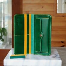 シンプルな長財布B　No.9　ブッテーロ