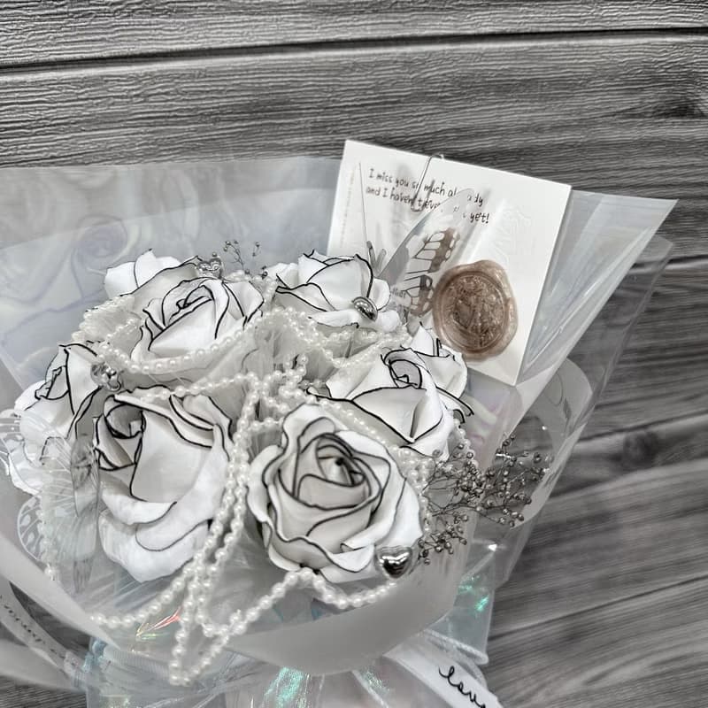 星河圓舞曲/情人節花束/香皂玫瑰花束/9朵