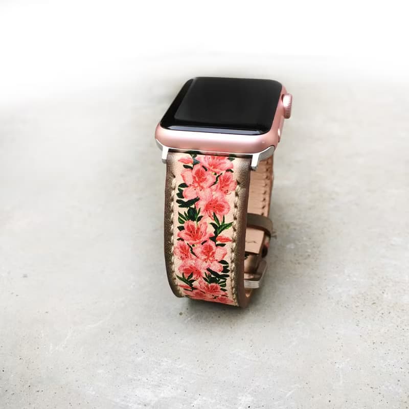 Apple Watch錶帶38毫米42毫米手工縫製手工系列