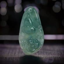 冰藍水翡翠無相佛 | 天然A貨翡翠 | 送禮